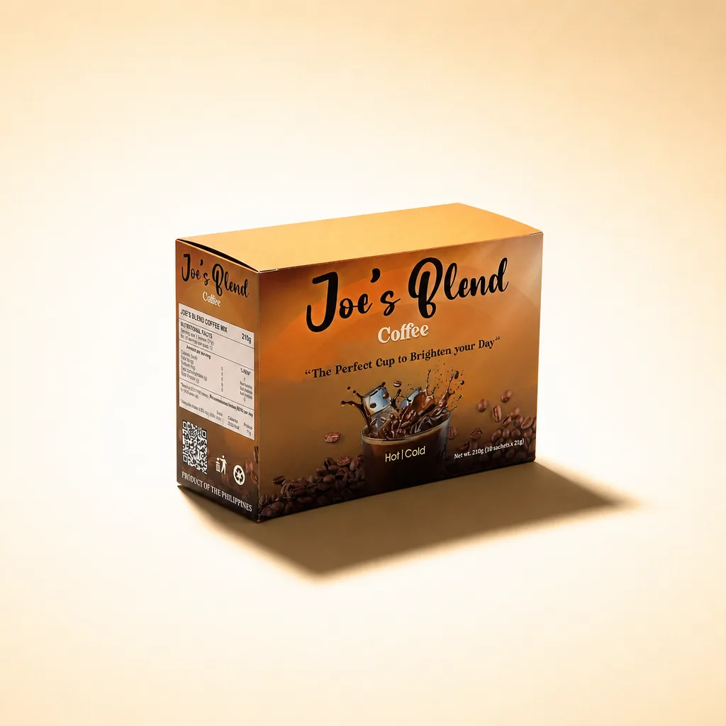 One box of Joe's Blend Coffee